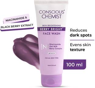 Conscious Chemist Niacinamide  | Pore Refining | All Skin Types | Blueberry Extract Face Wash