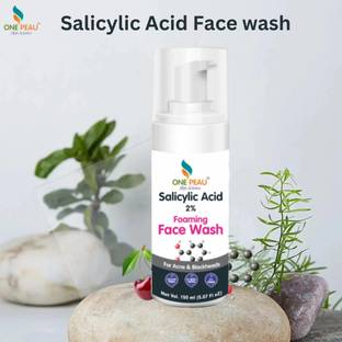 ONE PEAU Salicylic Acid 2% Foaming Facewash For Acne & Blackheads Foaming Cleanser Face Wash