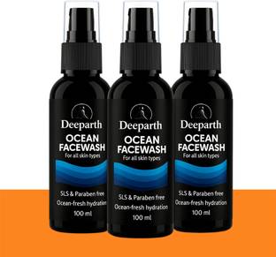 Deeparth Ocean for Men (Pack-3, 100ml Each) – Deep Cleansing, Oil Control, Smooth Skin Face Wash