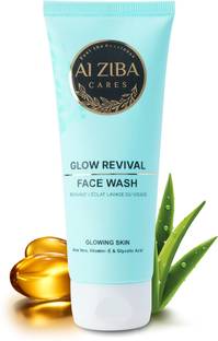 ALZIBA CARES Glow Revival Instant Glowing with Aloe Vera & Vitamin E Extract -  Face Wash