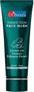 Dr Batra's Instant Glow  Enriched With Tumeric For Healthy & Glowing Skin - 100 gm Face Wash