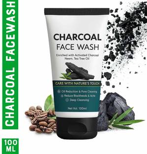 jaivikearth Charcoal  for Sensitive Skin – Gentle Formula Face Wash