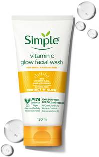 Simple Protect N Glow Vitamin C Glow Facial Wash| No Harsh Chemicals & Paraben Face Wash