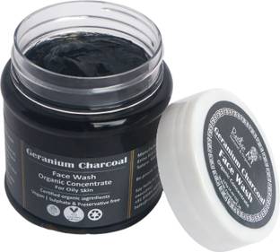 RUSTIC ART Geranium Charcoal  Concnetrate Face Wash