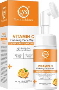 Nuerma Science Vitamin C Foaming  with Turmeric & Glycolic Acid Face Wash