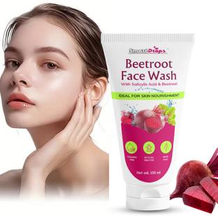 smartdrops Beetroot Facewash for Soft & Flawless Skin | Dark Spots & Pigmentation Face Wash