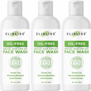 ELIBLISS Salicylic Acid with Green Tea and Leaf Extract  for Oil Free Skin Face Wash