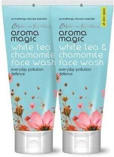 Aroma Magic Pack of 2 White Tea & Chamomile (100 ml) Face Wash