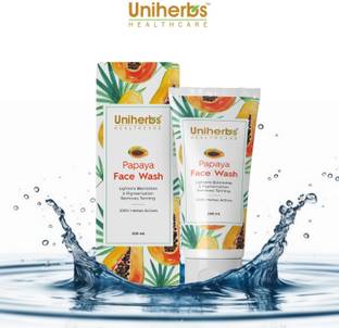 Uniherbs Papaya  For Men & Women, Glowing, Brightening Skin, Tan Removal Face Wash