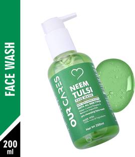 Ourcares Neem ,Tulsi & Vitamin E For Acne ,Pore Redness Free Skin  Face Wash