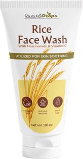 smartdrops Rice Water & Niacinamide , For All Skin Types Face Wash