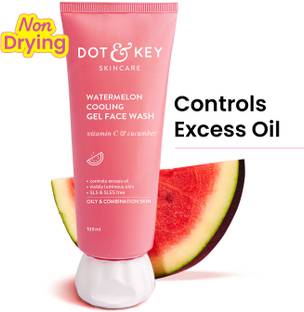 Dot & Key Watermelon Super Glow Gel With Vitamin C,For Glowing Skin,Removes Oil&Dirt Face Wash