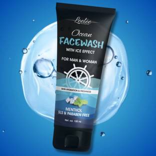 LEETEE Ocean for Men, Fights Acne & Pimple, Brighten Skin, All Skin Types  Face Wash