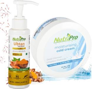 NutriPro Ubtan  With Regular Cold Cream Enriched With Natural Essence Face Wash