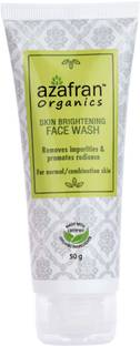 Azafran Organics Skin Brightening  Face Wash