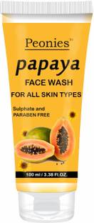 Peonies Skin Fruits Spots & Tan Clear Papaya Gel  Face Wash
