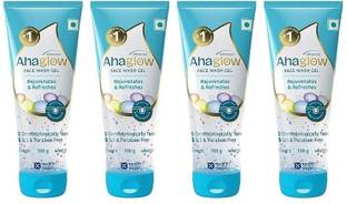 ahaglow Advanced  Gel ,100 g x Pack of 4 Face Wash