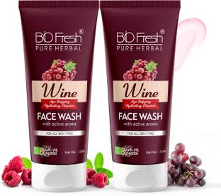 Biofresh Pure Herbal Wine Face wash for Nourishing & Hydrating Face Wash