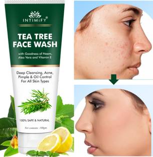 INTIMIFY Tea Tree  For Women & Men Face Wash