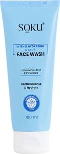 SOKU Intense Hydrating Daily  Hyaluronic Acid Booster Face Wash