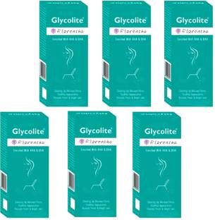 FLORENTHA GLYCOLITE FACEWASH ENRICHED WITH AHA & BHA FOR CLEAN & SOFT SKIN PACK OF 60ml x 6 Face Wash