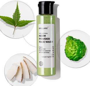 BRILLARE Neem, Reduces Acne & Pimples, with Bergamot for Clear Skin Face Wash