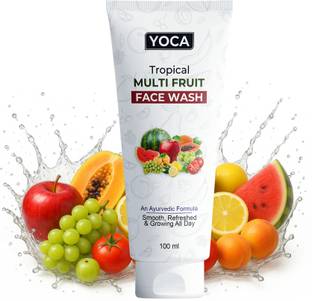 yoca Tropical Multi Fruit  For Smooth, Glowing & Refreshed Skin Face Wash