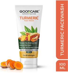 GOODCARE Turmeric Facewash With Haldi & Lemon Goodness For Daily Dust Protection Face Wash