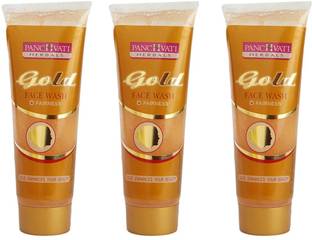 panchvati Gold  Gives Everlasting Shine And Glow, 60 ml each, Pack of-3 Face Wash