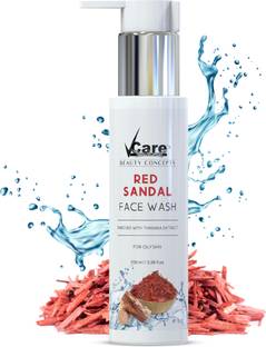 Vcare Red Sandal , 100 ml Face Wash