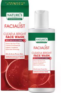 Nature's Essence Professional Clear-A Bright  |With 2% Salicylic Acid & Vitamin C Face Wash