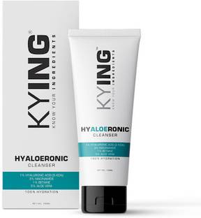KYING Hyaloeronic Cleanser | Enriched with Hyaluronic Acid & Aloevera | For Hydration Face Wash