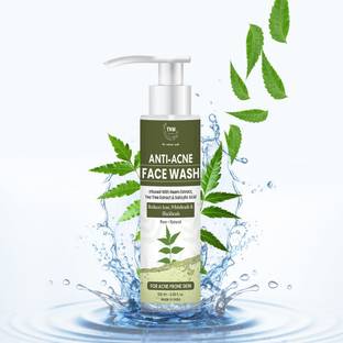TNW - The Natural Wash Anti-Acne  With Neem & Tea Tree For Acne & Blemishes Face Wash