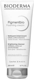BIODERMA Pigmentbio Foaming Cream Brightening Exfoliating Cleanser (Face & Body Wash) For Brightened Skin Face Wash
