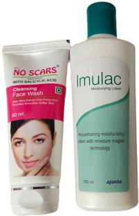 NO SCARS 1 FACE WASH WITH 1 IMULAC MOISTURIZING LOTION Face Wash