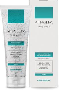 NEODERMA LIFE SCIENCES Ahaglim Gentle Deep Cleansing, Refreshing, Fights Acne & Pimple, Skin Brightening, Dermatologist Tested  Face Wash