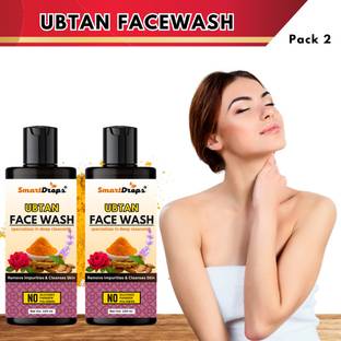 smartdrops Ubtan For Skin Brightening and Oily Skin- Tan Removal Pimple Removing  Face Wash