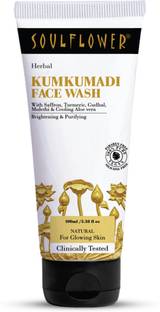 Soulflower Kumkumadi for Clear & Glowing Skin | Dark Spots & Acne | Face Wash