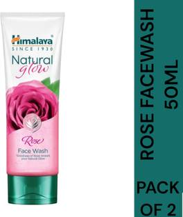 Himalaya Herbals NATURAL GLOW ROSE FACE WASH 50 PACK OF 2 Face Wash