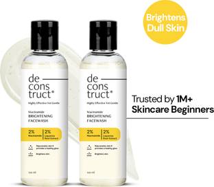 deconstruct 2% Niacinamide Brightening  | Cleanses & Rejuvenates Skin Face Wash