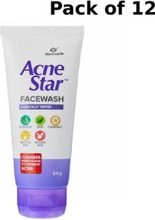 MANKIND Acne Star Face wash Set of 12 Face Wash