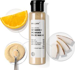 BRILLARE Vitamin C, Reduce Pigmentation,Orange powder for Skin Brightening Face Wash