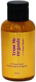 TRUST ME ORGANIC 24 Carat Gold Reduce Signs of Ageing |  for Glowing Skin | Reduce Dark Spot and Improves Skin Texture Face Wash