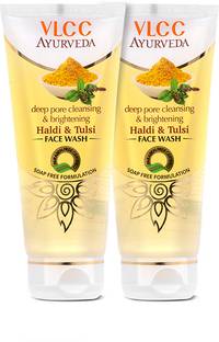 VLCC Ayurveda Deep Pore Cleansing Haldi & Tulsi  (Pack of 2) Face Wash