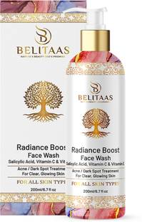 Belitaas Salicylic Acid (2%)  Non-Irritating Sulphate Free, Pimple & Oil Control Face Wash