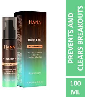 Hana Beauty Zero Acne  | Black Basil | Prevents Acne | Deep Cleanse | Oil Control Face Wash