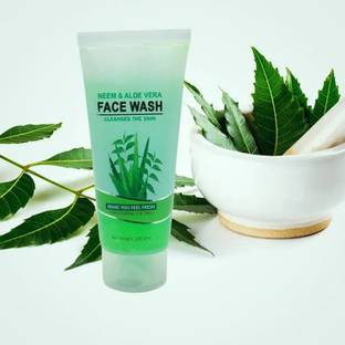 FACE MAGIC Neem & Aloe vera face wash 100g cleanses the skin Face Wash