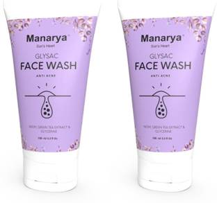 Manarya Sun's Heart Natural Kids Glysac Anti Acne Foaming With Neem, Green Tea & Vitamin E Face Wash