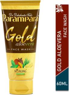 Parampara Gold & Aloevera For Soft & Glowing Skin for All Skin Types Face Wash