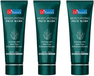 Dr Batra's  Moisturizing - 300ml (pack of 3, 100ml each) Face Wash